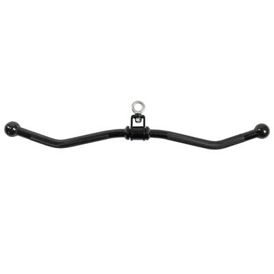 Premium curved lat pull bar black edition