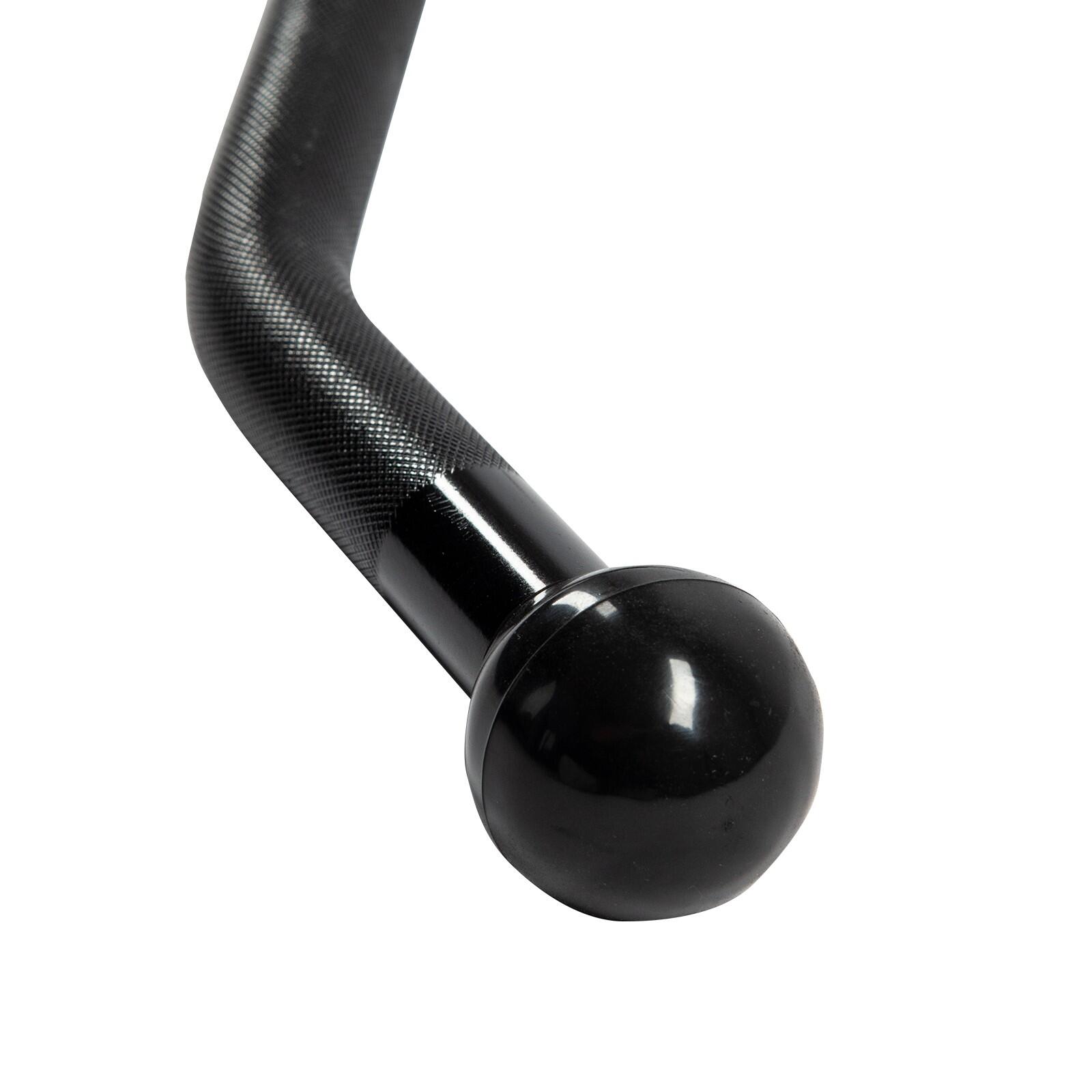 Premium Curved Lat Pull Bar Black Edition 3/4