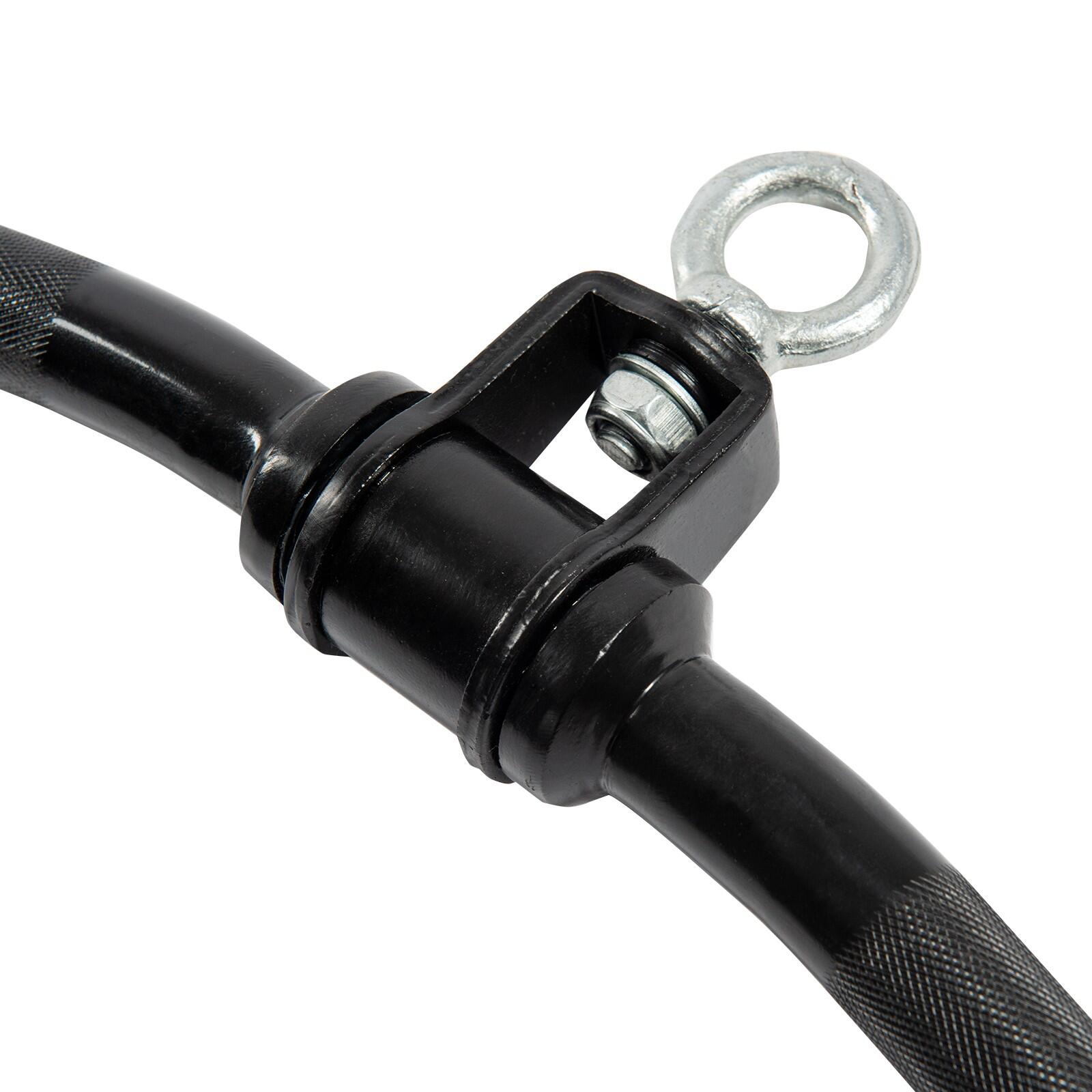 Premium Curved Lat Pull Bar Black Edition 2/4