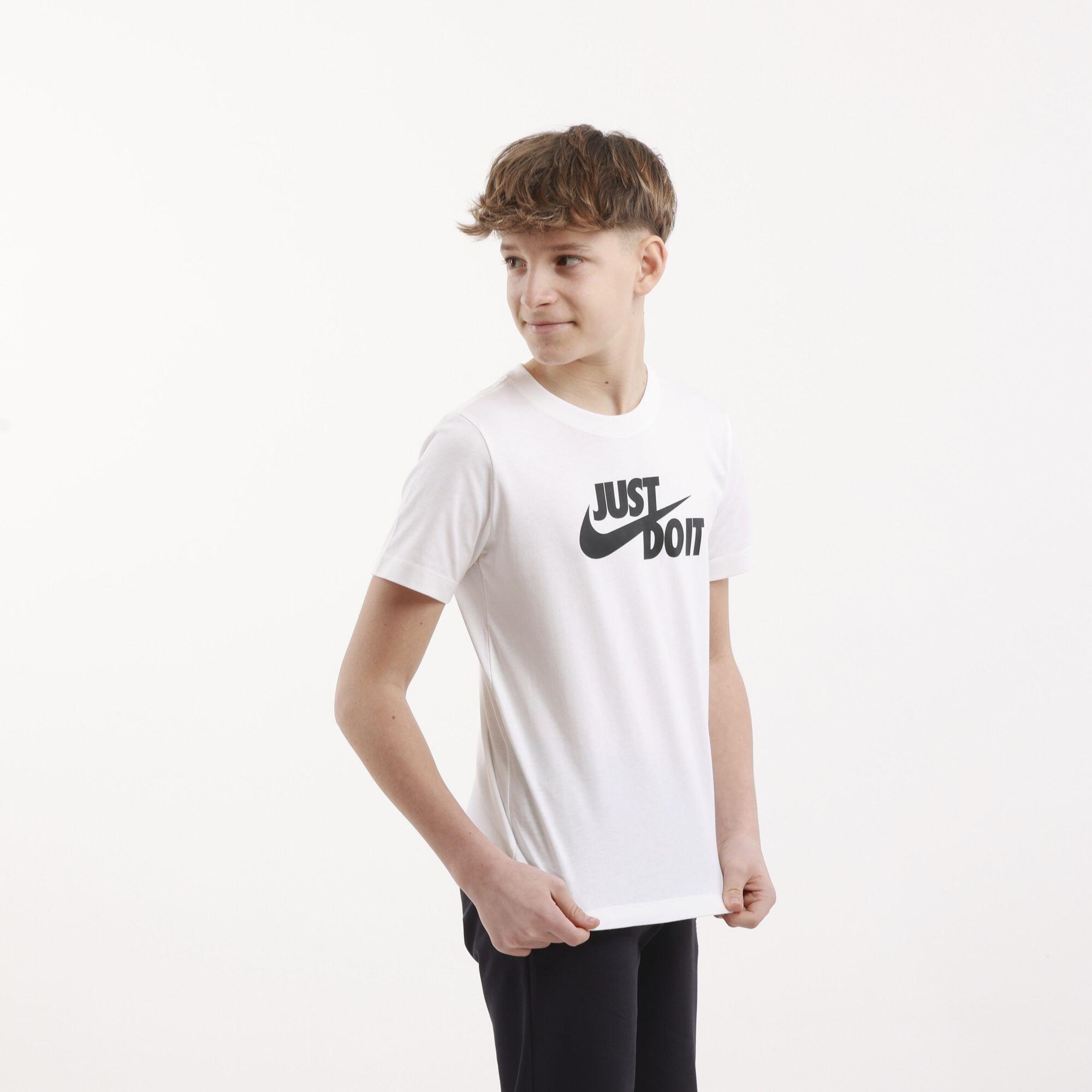T-shirt junior nike bianco 3/4