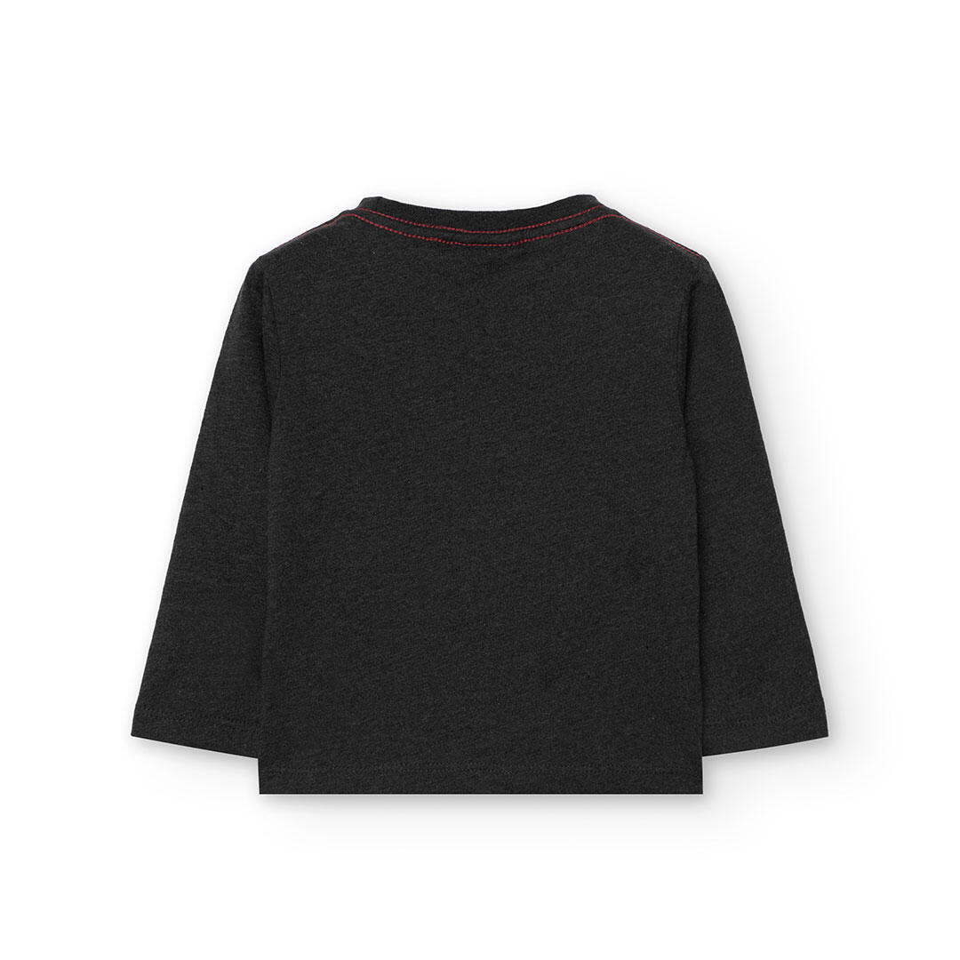 Camiseta Gimnasia Bebé Boboli Gris 2/4