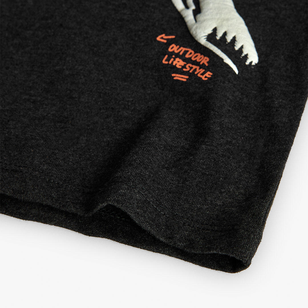 Camiseta Gimnasia Bebé Boboli Gris 4/4