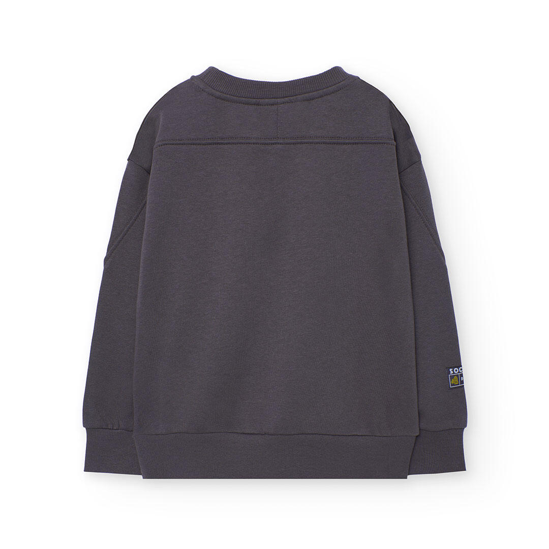 Sudadera Gimnasia Niño Boboli Gris 2/4