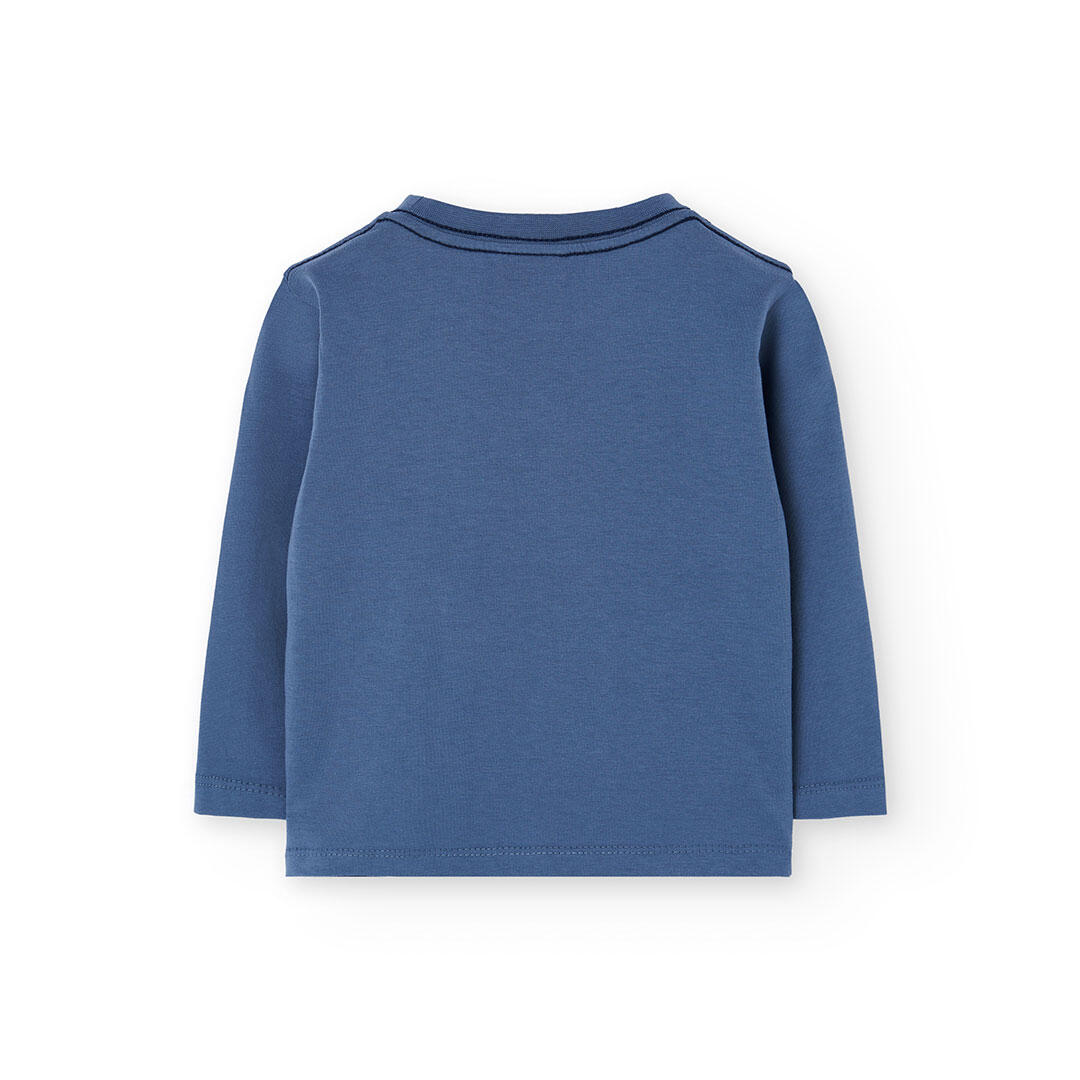 Camiseta Gimnasia Bebé Boboli Azul 2/4