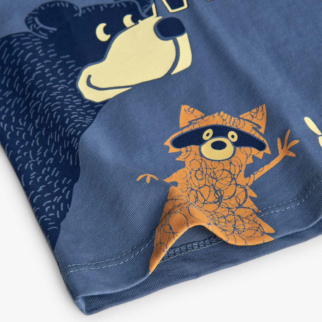 Camiseta Gimnasia Bebé Boboli Azul 4/4