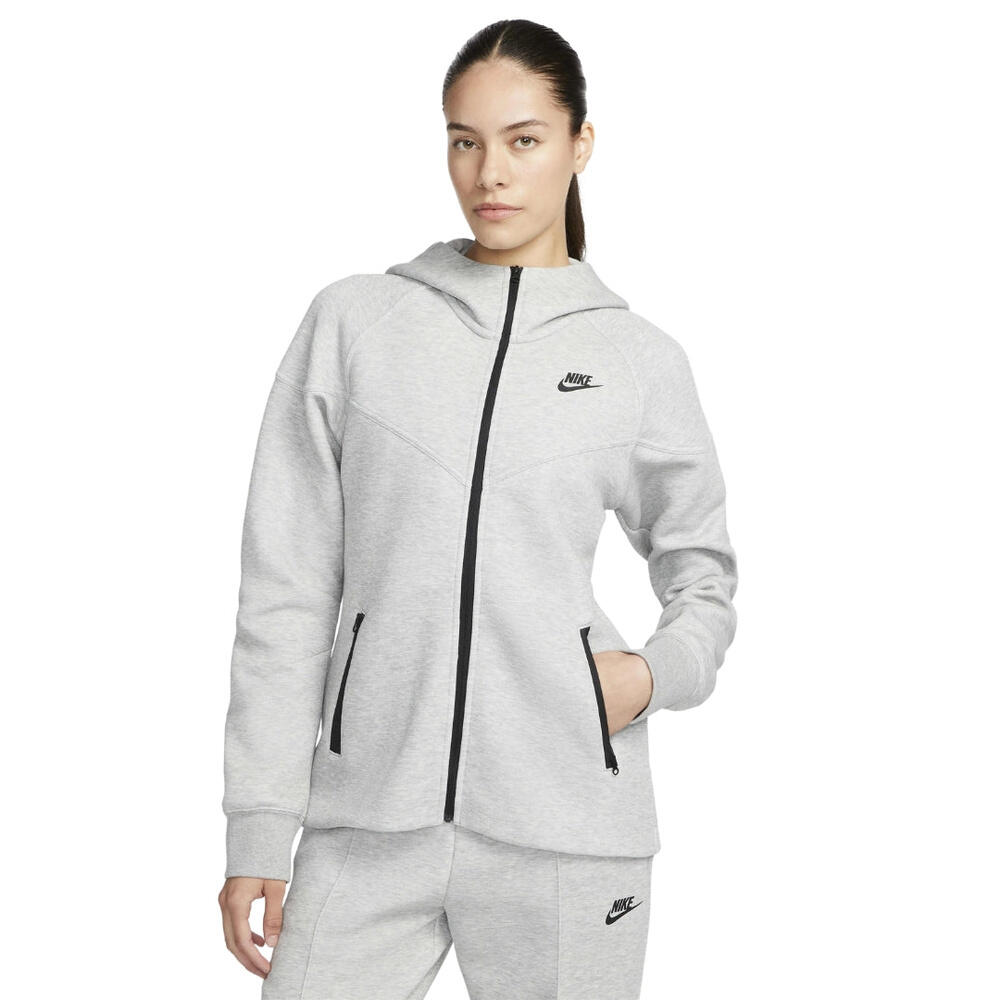 Veste À Capuche Motif/style Uni Femme (Gris) 2/4