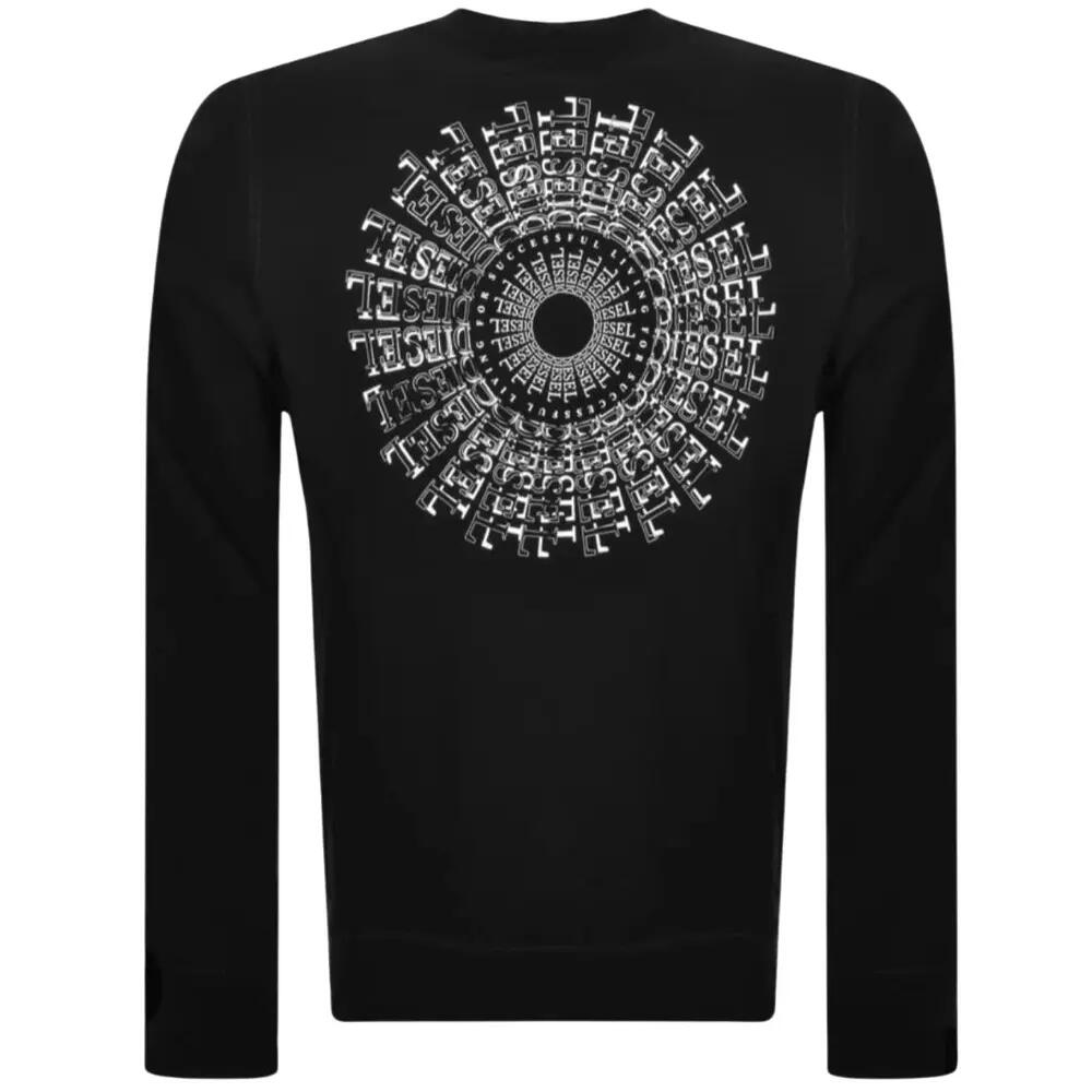 Mens Training Sweatshirt Branded Circular Branding Design 2/2
