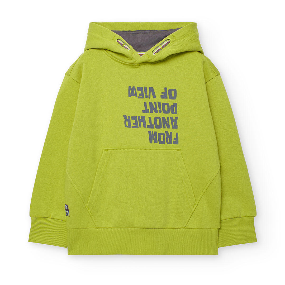 Sudadera Gimnasia Niño Boboli Verde 1/4