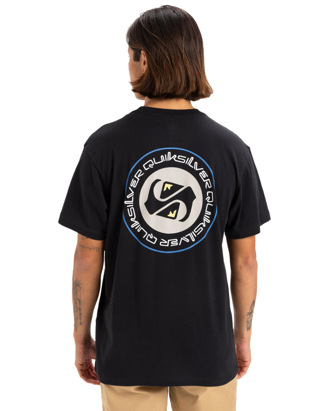 T-shirt à manches courtes CIRCLE BACK Noir Homme 2/4