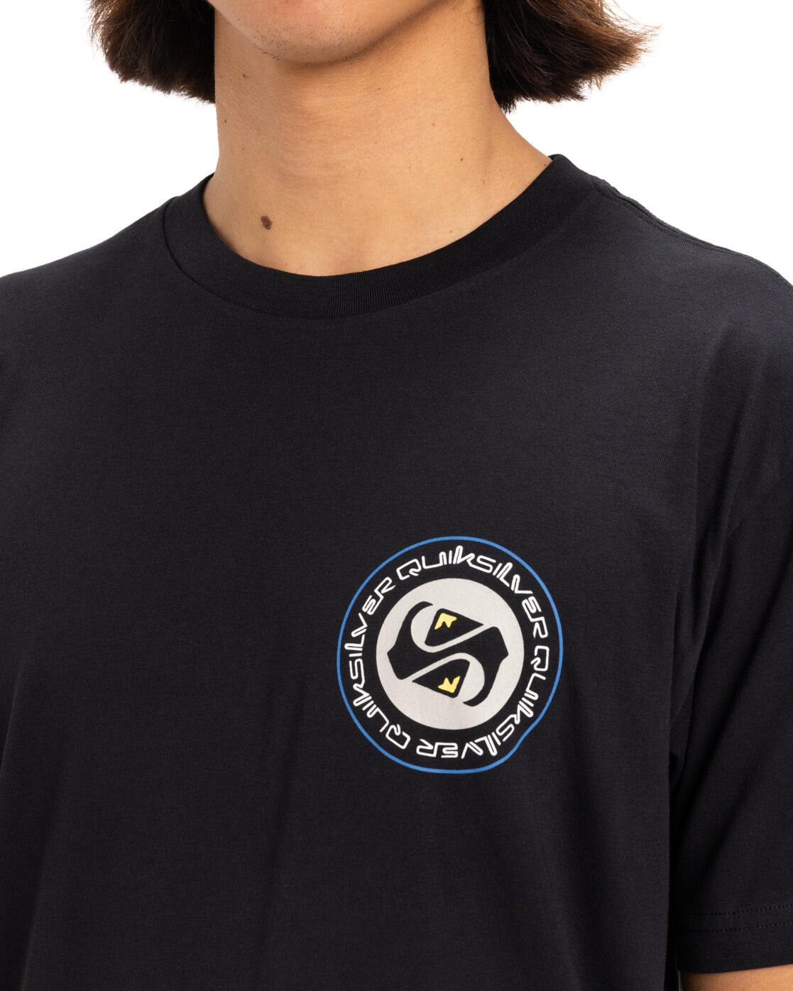 T-shirt à manches courtes CIRCLE BACK Noir Homme 4/4