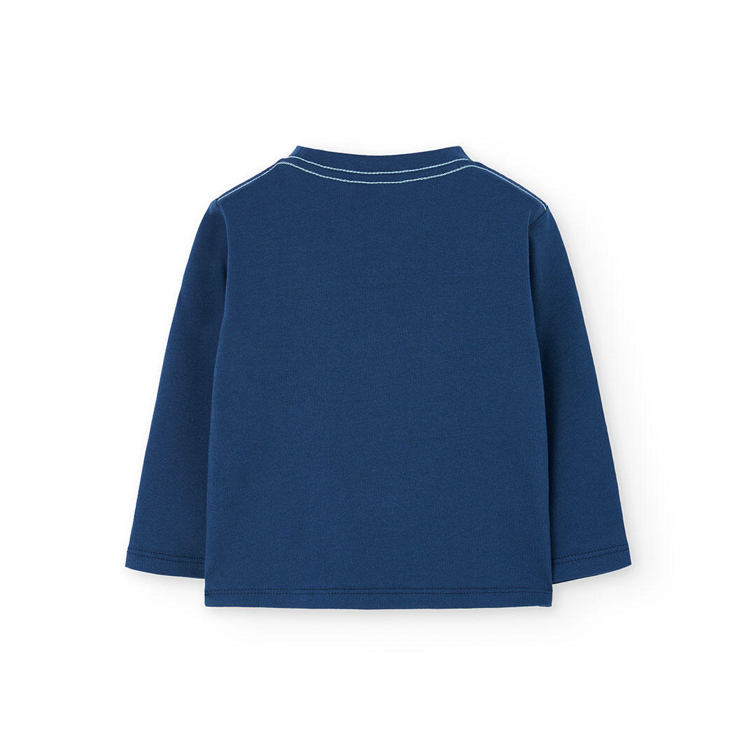 Camiseta Gimnasia Niño Boboli Azul 2/4
