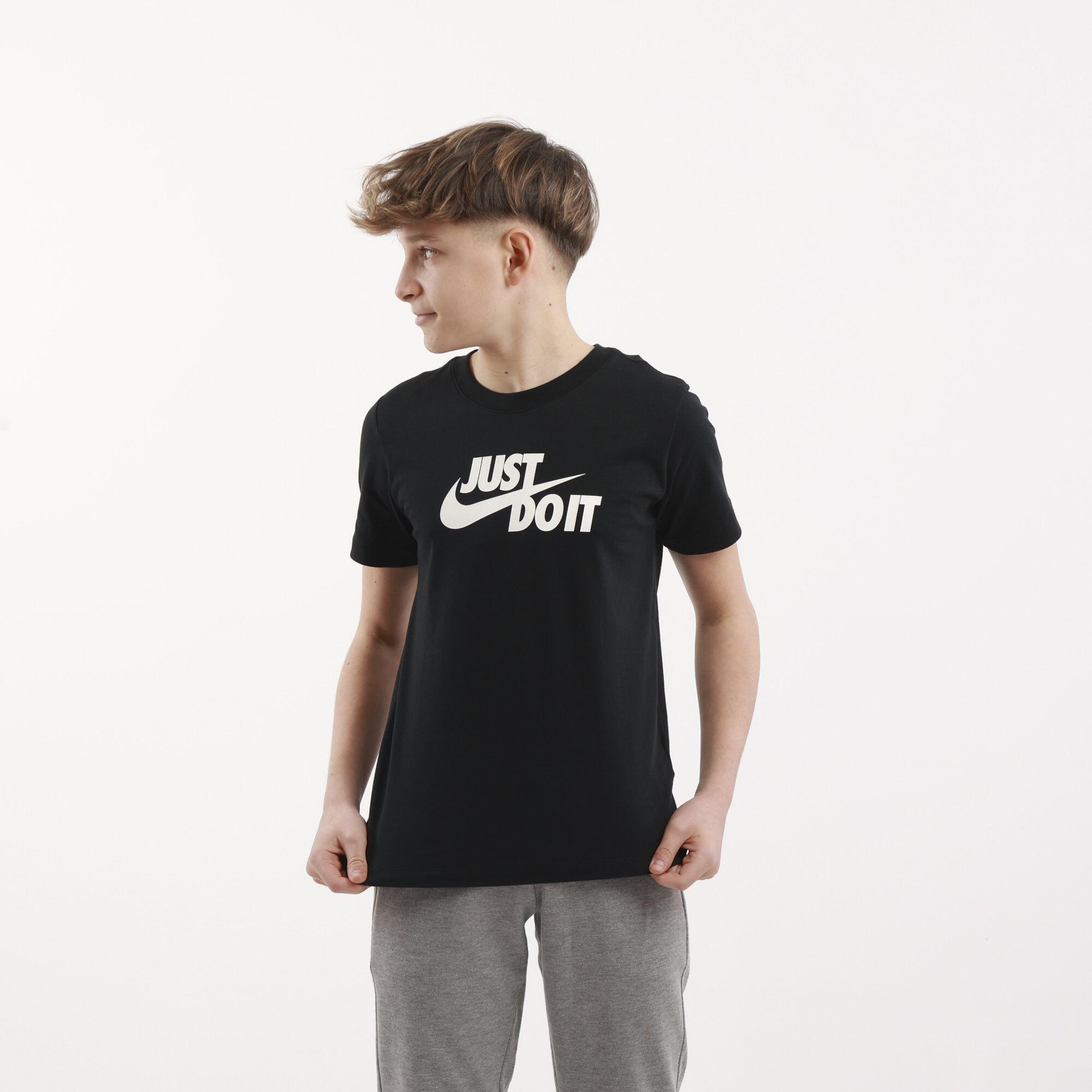 T-shirt junior nike nero 3/4