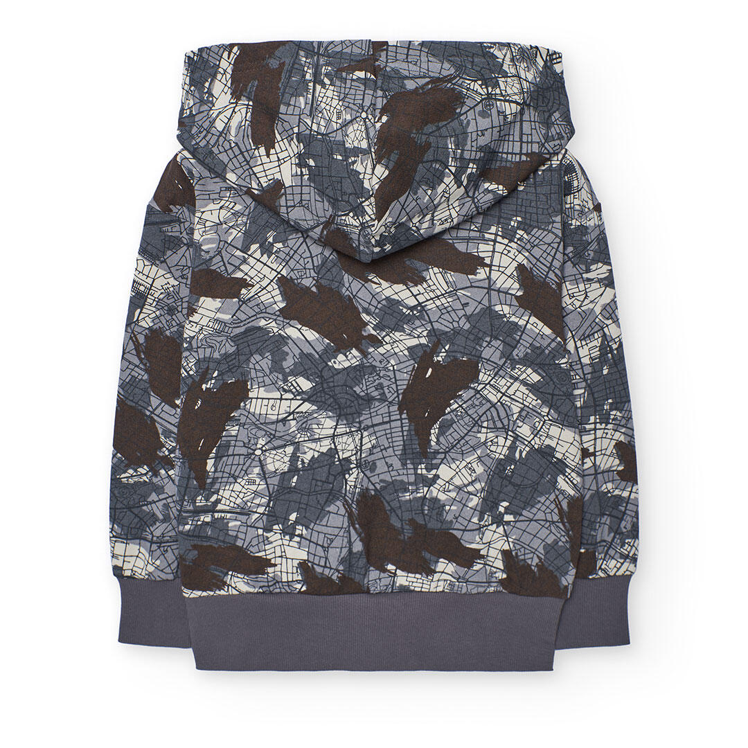 Chaqueta Gimnasia Niño Boboli Gris 2/4