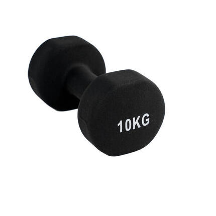 Paire d’haltères en néoprène - Noirs - 10 kg