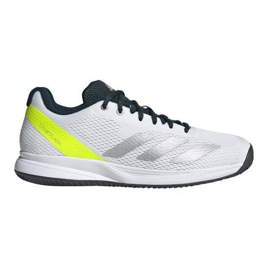 Zapatillas Adidas Courtflash Speed 2 Blanco Plata Limon