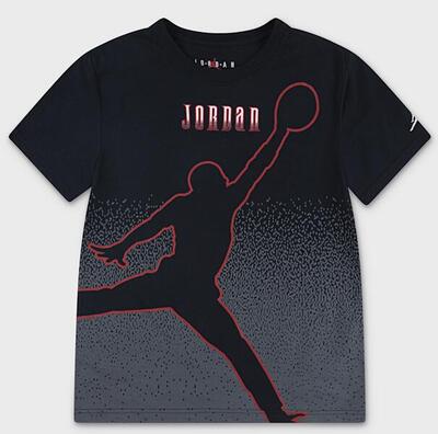 T-shirt ragazzo jordan jumpman global high-brand-read- nero