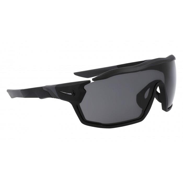 Adulto Unisex Occhiali Da Sole Nike Show X Rush Nero Opaco Grigio Scuro 3/3