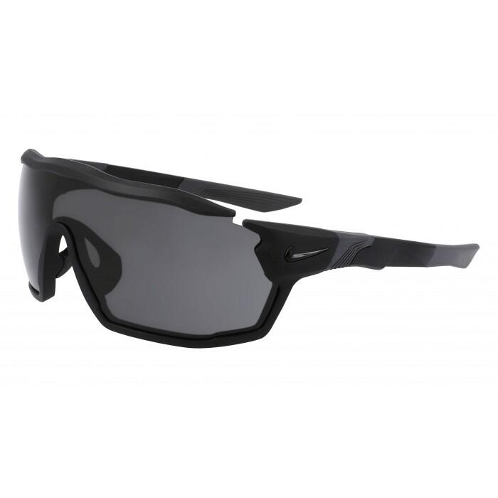 Adulto Unisex Occhiali Da Sole Nike Show X Rush Nero Opaco Grigio Scuro 2/3