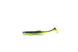 Leurre souple Renky Shad Slim 12cm – Choco Chartreuse
