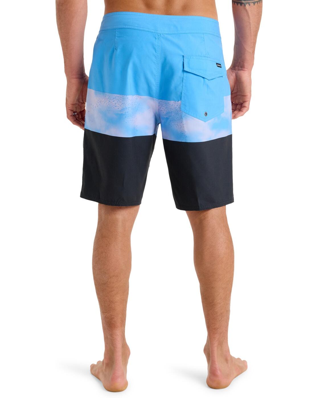 Boardshort EVERYDAY STRAIGHT 20" Bleu Homme 3/4
