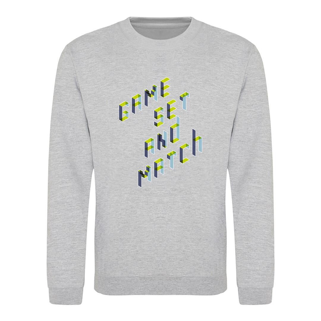 Heren tennis sweater - game set and match 5/7