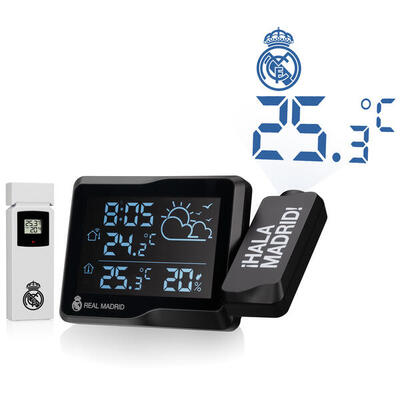 Real madrid projectie-weerstation