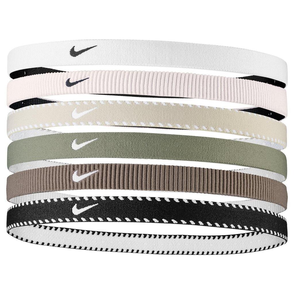 Flexible Classic Hairband (Pack of 6) (White/Army)