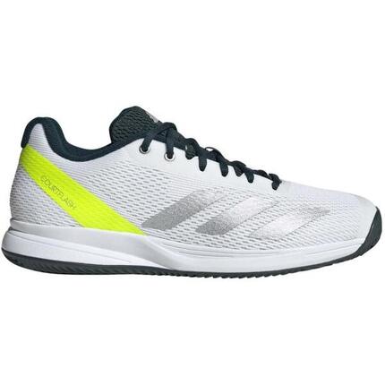 Zapatillas Adidas Courtflash Speed 2 Blanco Plata Limon