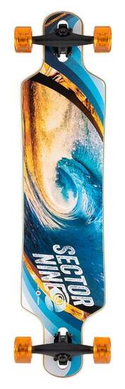 Komplett-Longboard Meridian Swirl