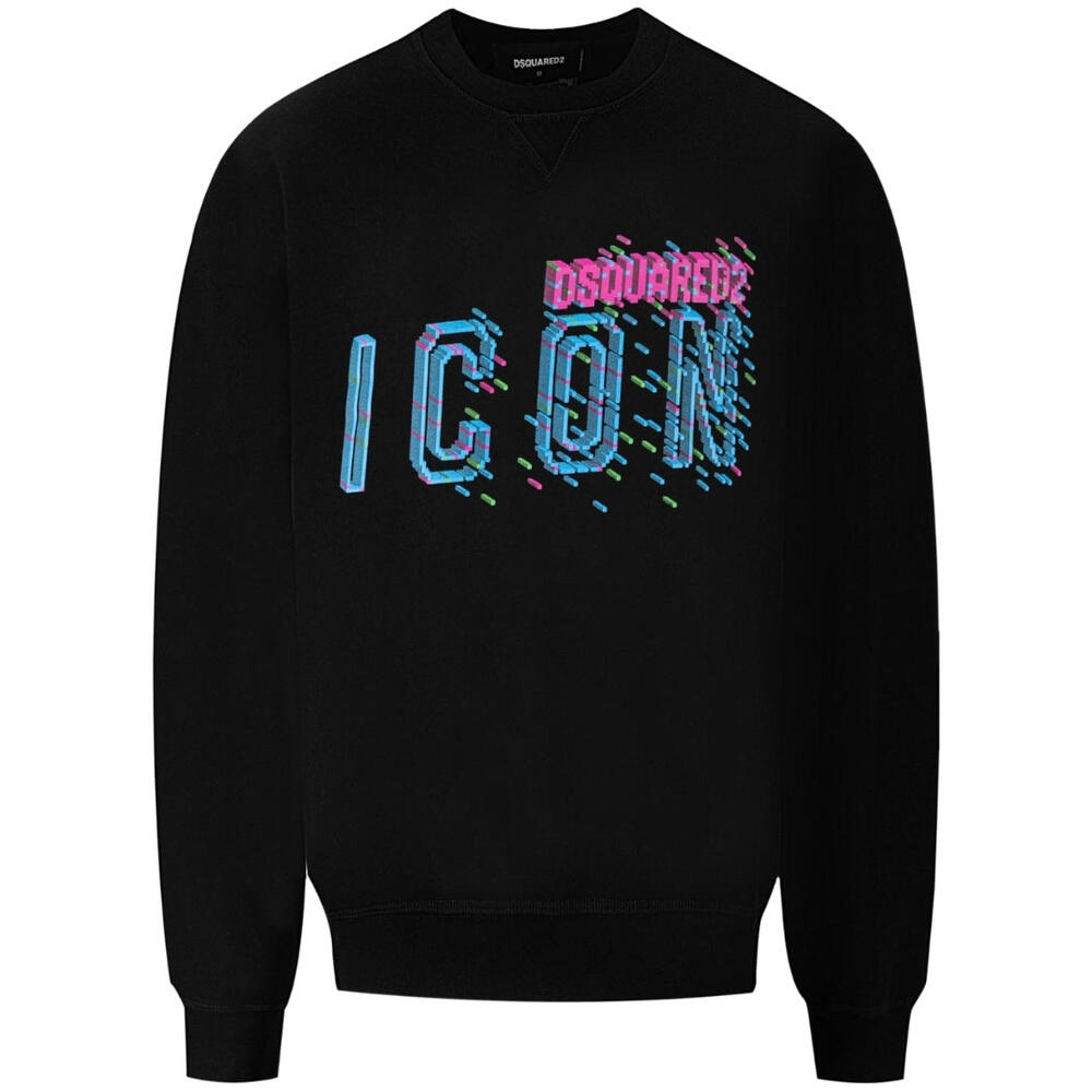 Mens Training Sweatshirt Pixel Logo