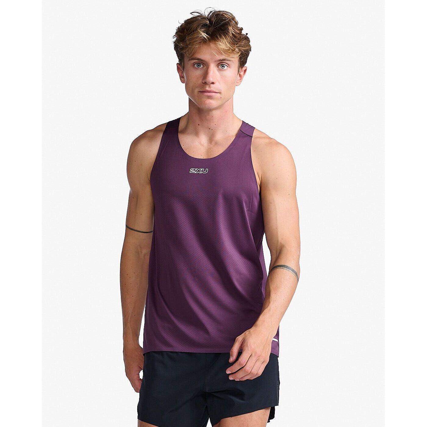 2xu - Maillot Sans Manches 2xu Light Speed Tech - Débardeur - Noir - Decathlon