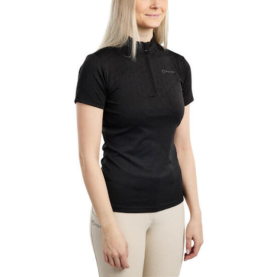 T-shirt equitazione da donna Montar Cilia Jacquard