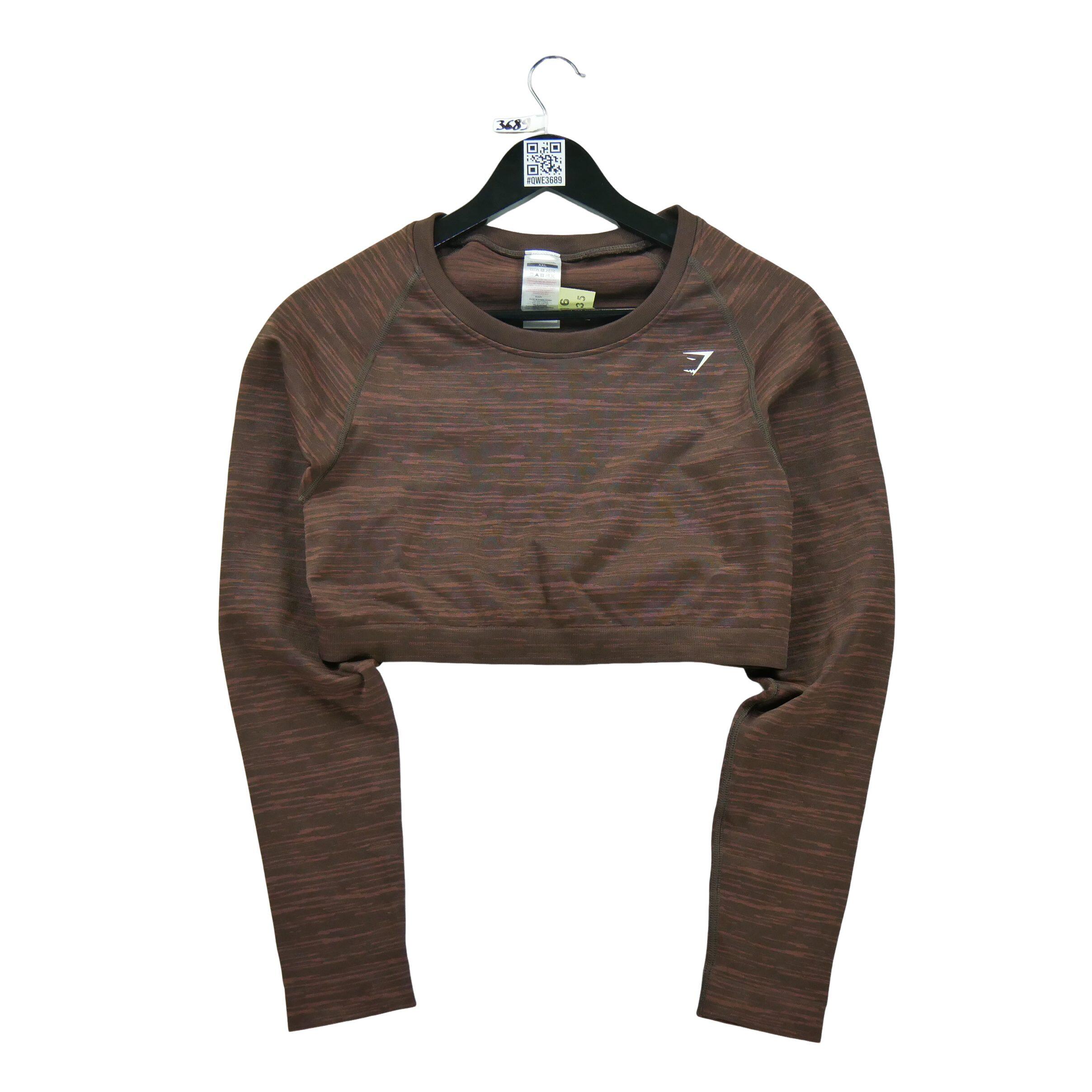 GYMSHARK Reconditionné - T-shirt Femme Fitness Yoga Marron - Excellent