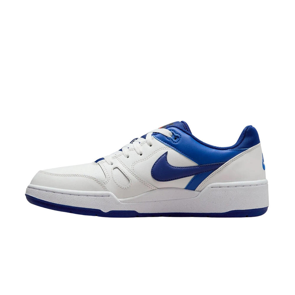 Heren Full Force Leather Lage Sportschoenen (Royaal Blauw, Wit) 2/5