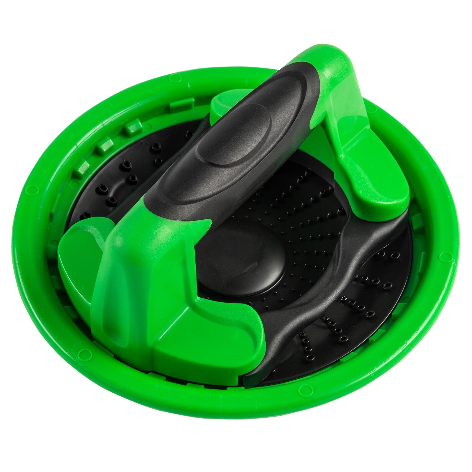 Push-Up Twister zwart/groen 3/4