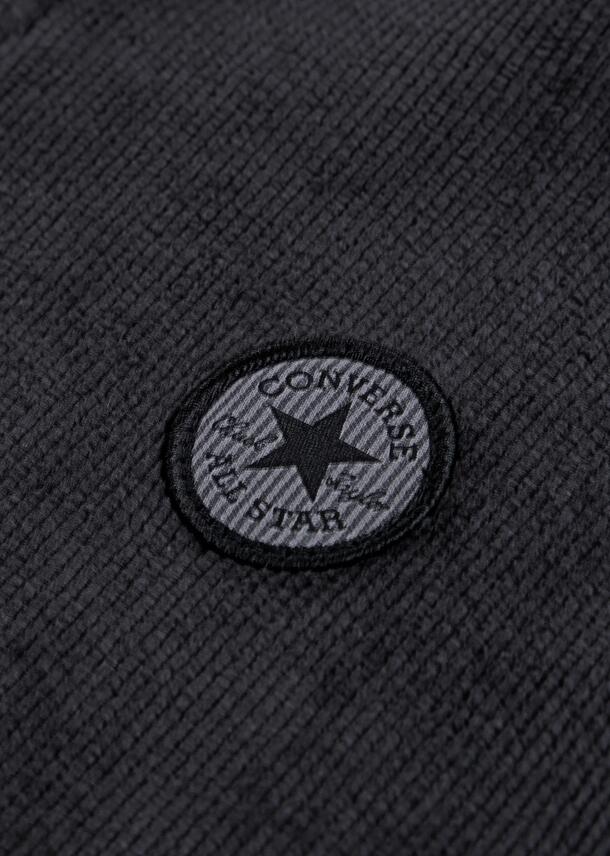Felpa ragazza converse ribbed velour flared - grigio 3/3