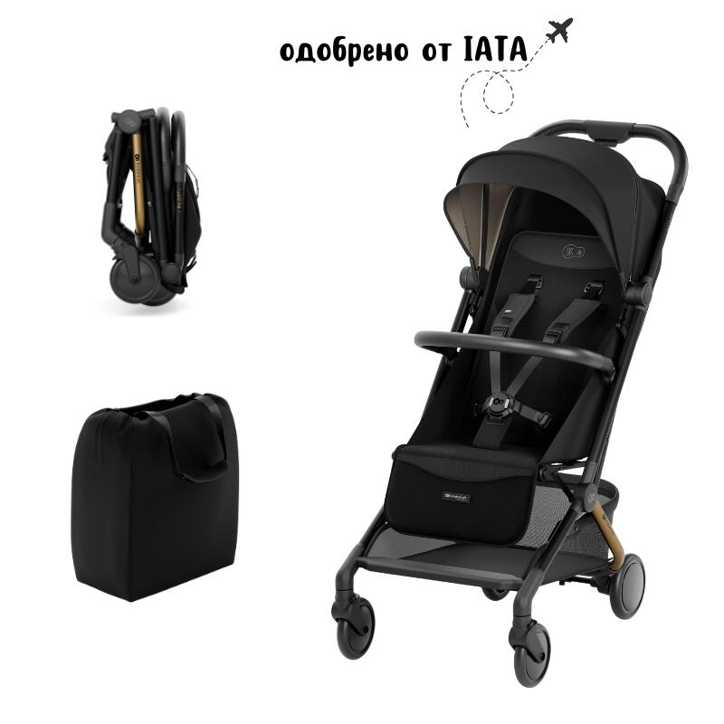 Carucior sport KinderKraft PILOT 2 MIDNIGHT BLACK