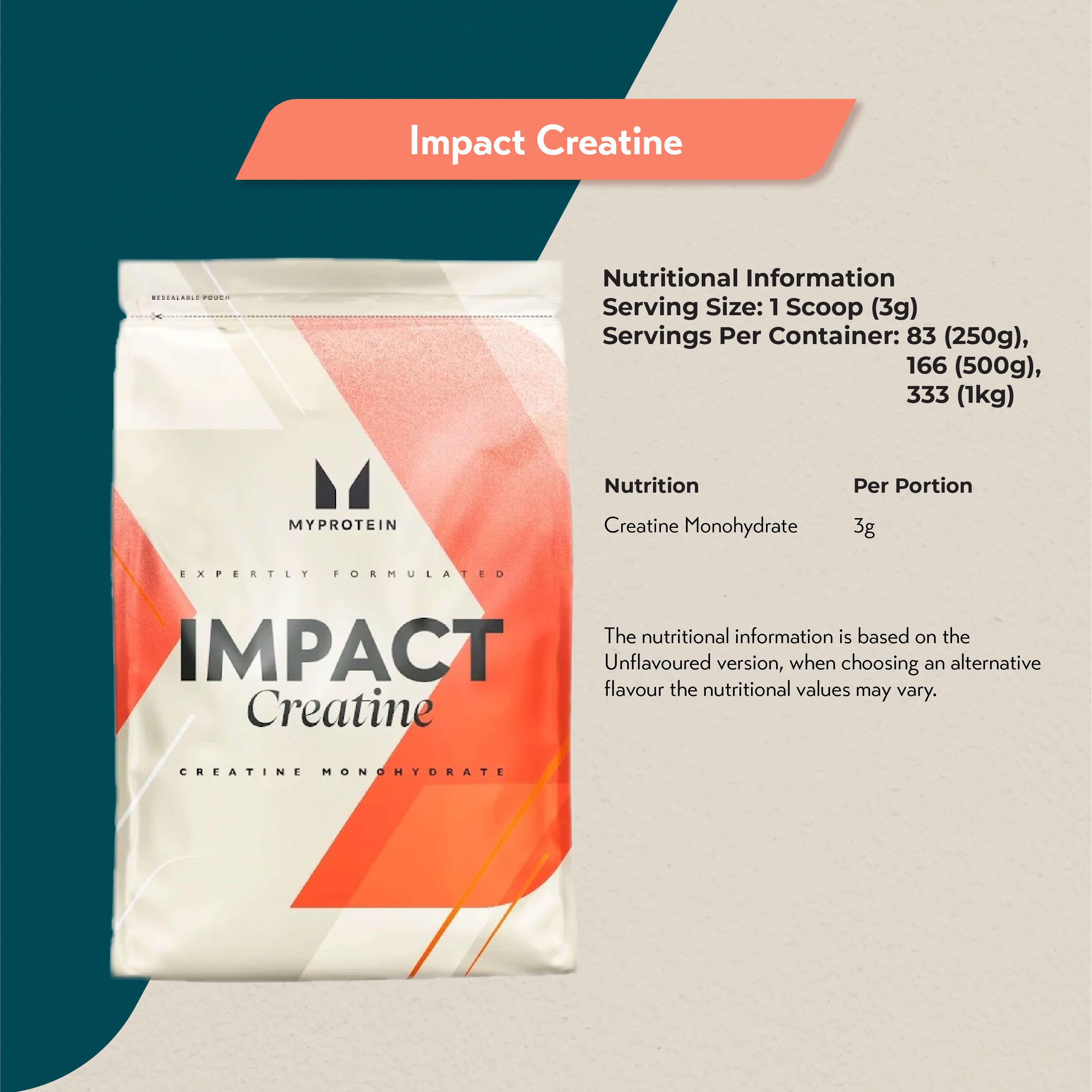 MyProtein Creatine Monohydrate - 500g
