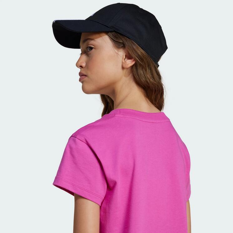 T-shirt ragazza adidas big logo - fucsia 5/6