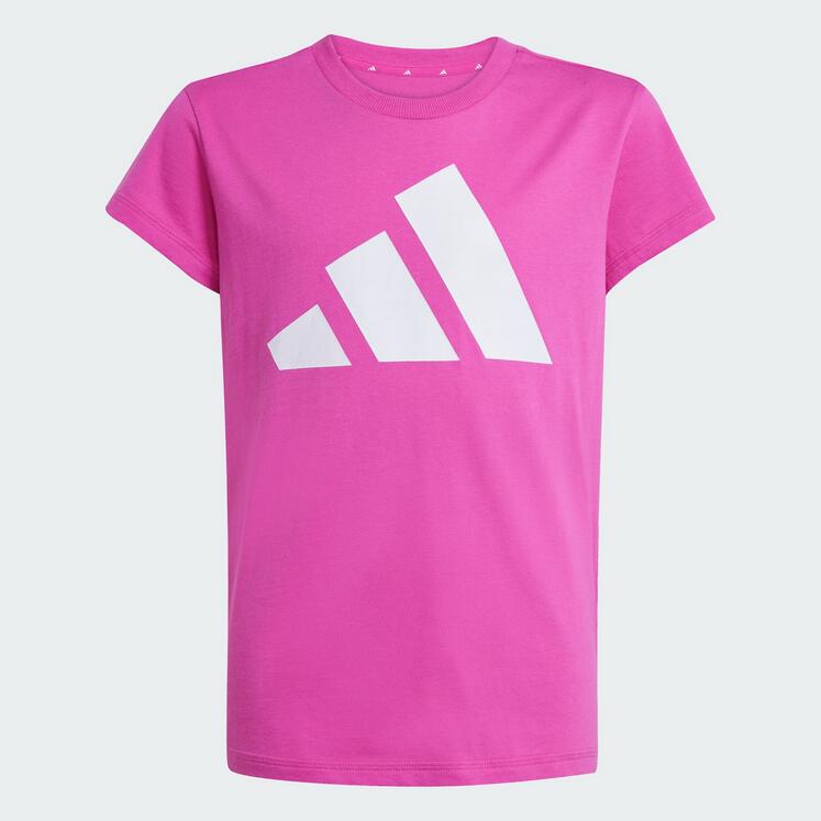 T-shirt ragazza adidas big logo - fucsia 4/6
