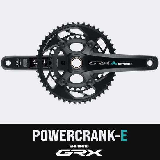 Misuratore di potenza bifacciale INPEAK TWIN2| SHIMANO GRX FC-RX820-2 48-31T