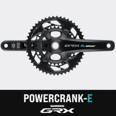 Vermogensmeter inpeak twin2 | shimano grx fc-rx820-2 48-31t