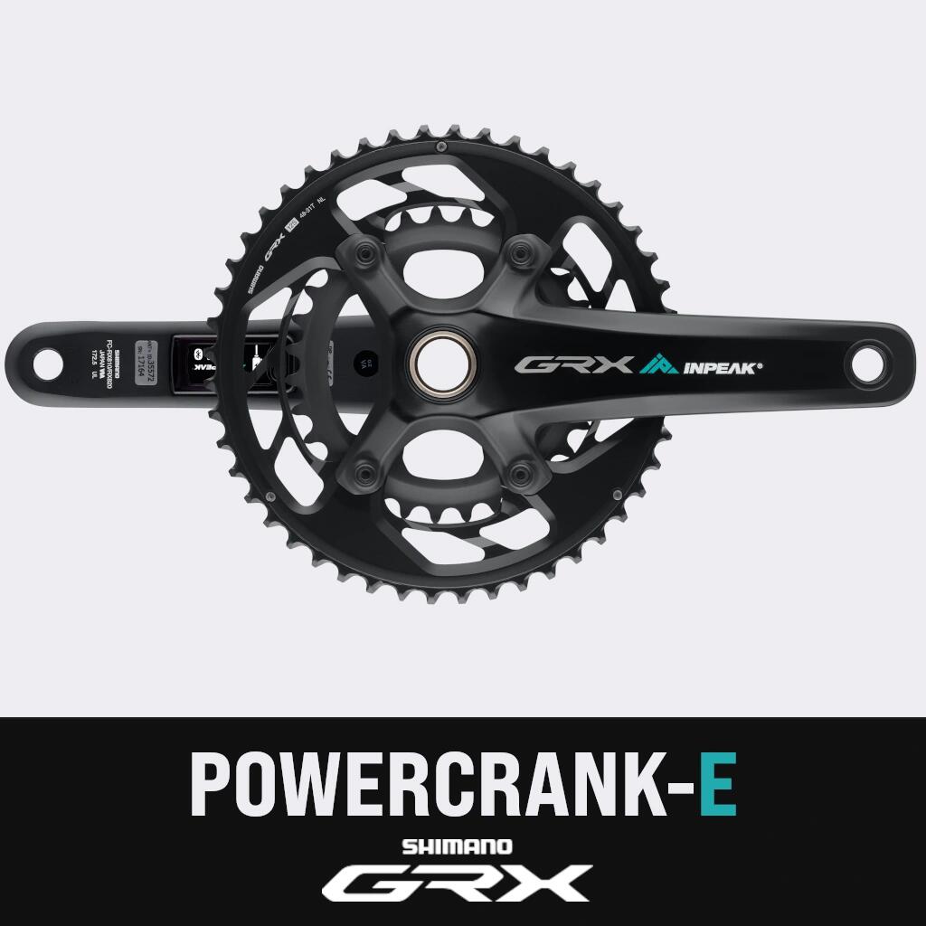 Inpeak - Le Capteur De Puissance Inpeak Twin2|shimano Grx Fc-rx820-2 48-31t - Capteur - Noir - 175 Mm - Decathlon