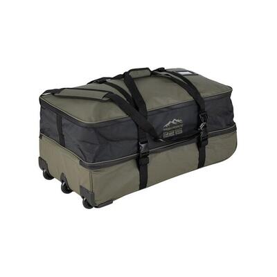 Reistas trolley waterproof commander pro 100 liter - zwart met groen