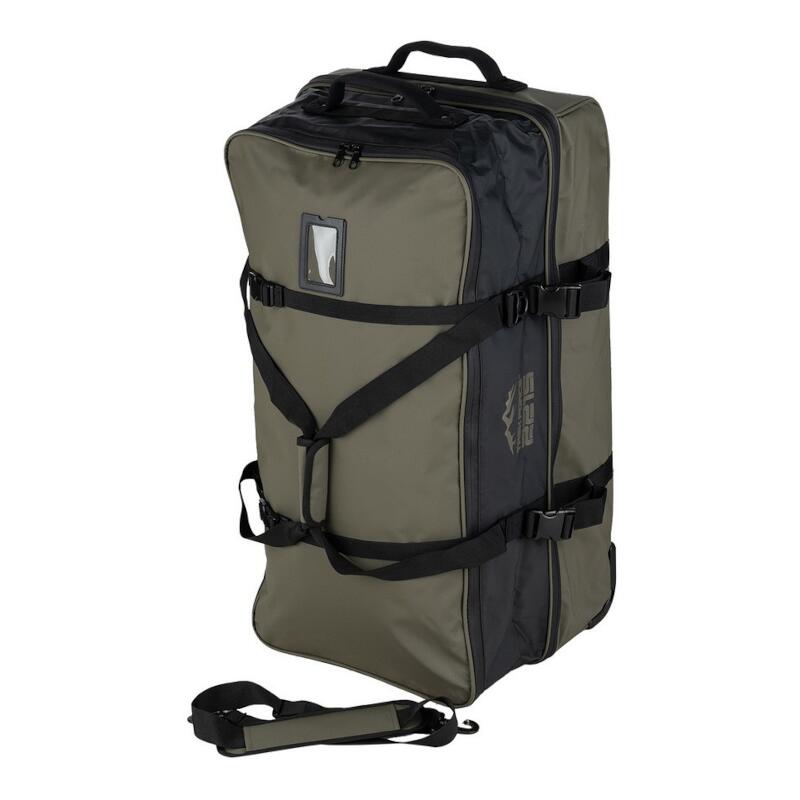 Sac de voyage Trolley Waterproof Commander Pro 100 litres – Noir avec Vert 2/5