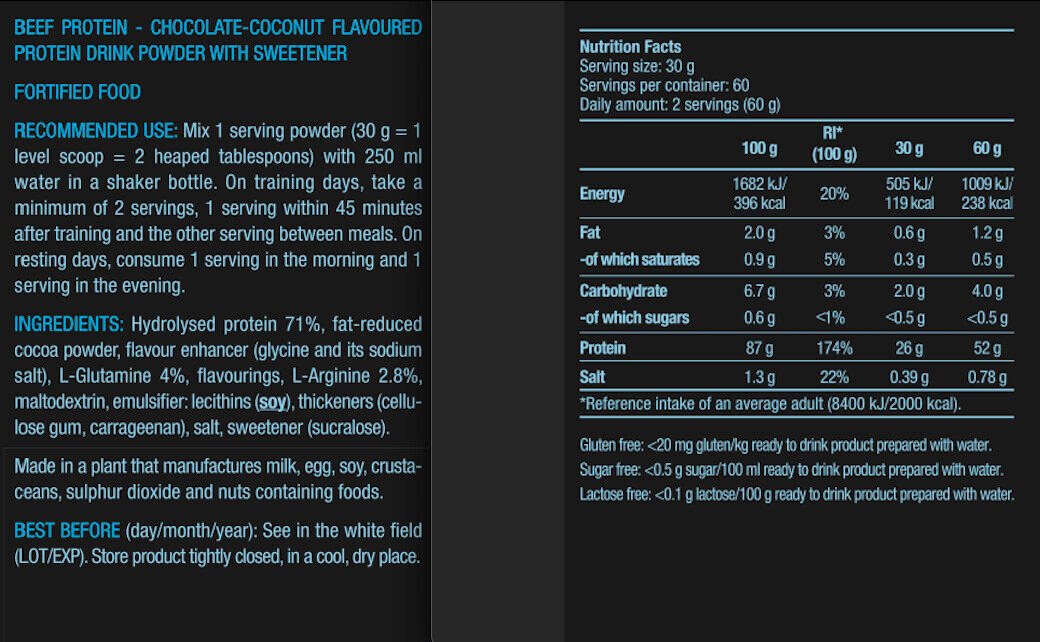 BioTechUSA Beef Protein 1816 gr 3/5