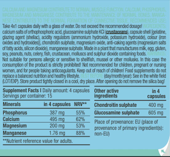 Glucosamine/Chondroïtine - Chondroitin Glucosamine - 60 Gélules 3/3
