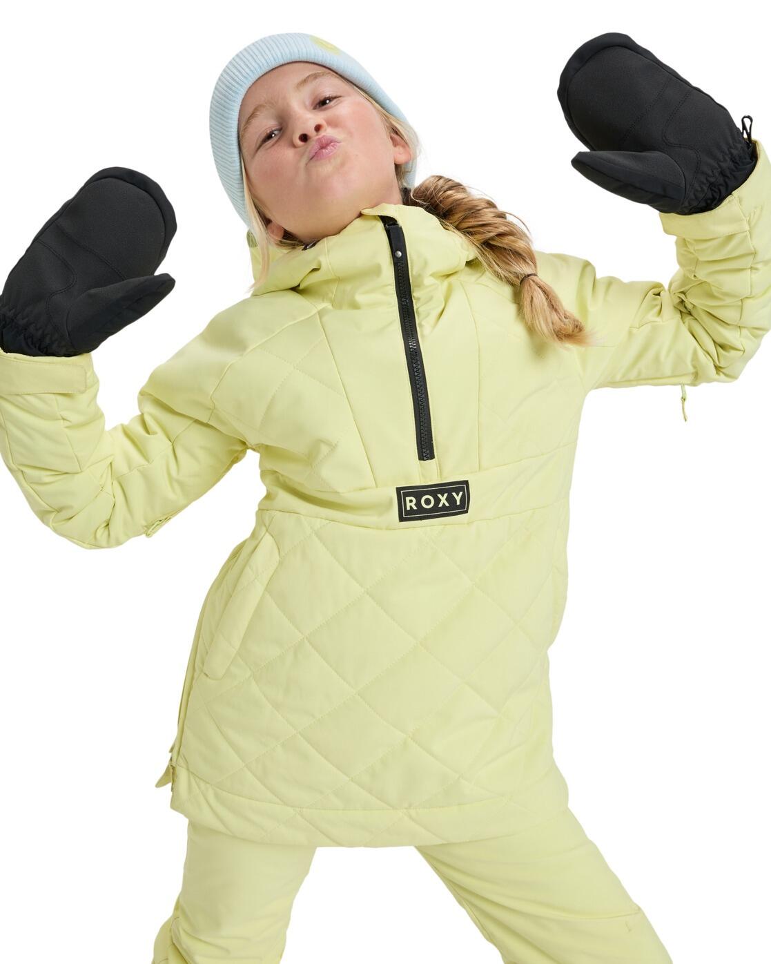 Veste de snow technique RADIANT LINES OVERHEAD Jaune Fille 4/4