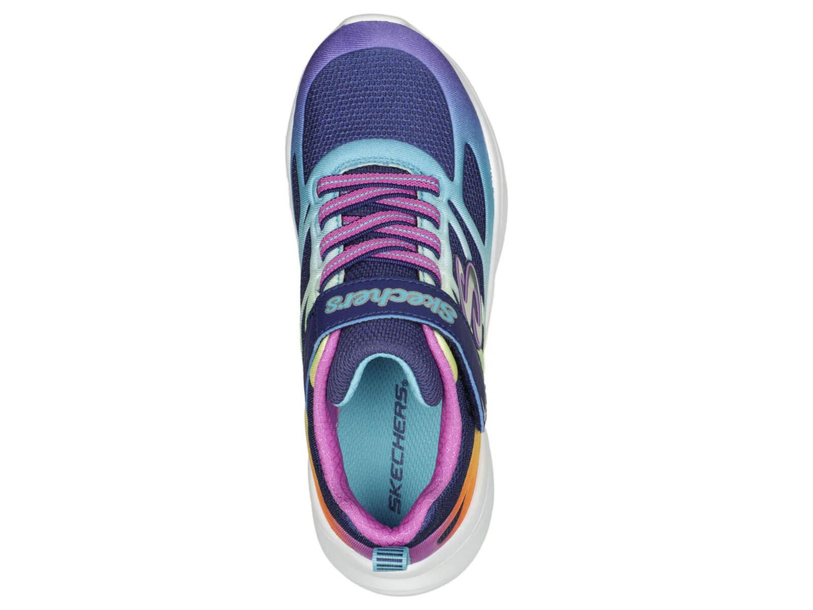 BUTY dziecięce SKECHERS sportowe 303503L-NVMT kolorowe na rzepę lekkie 29 4/5