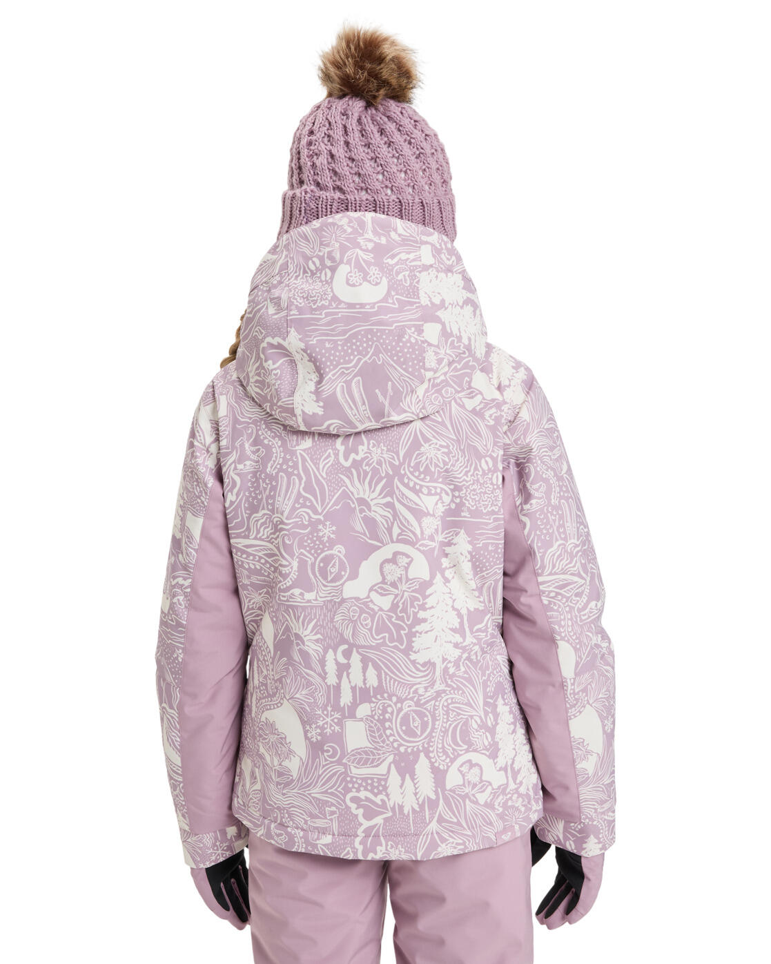 Veste de snow technique FREE JET Rose Fille 2/4